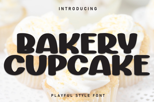 Bakery Cupcake Display Font