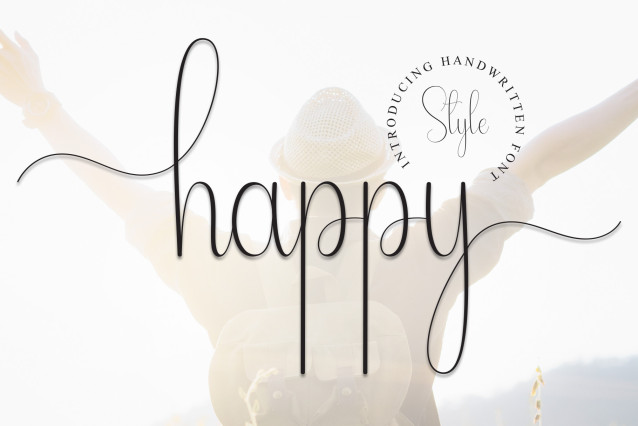 Happy Script Font