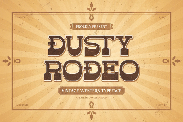 Dusty Rodeo Font