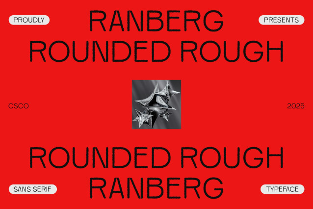 Ranberg Rounded Rough Font