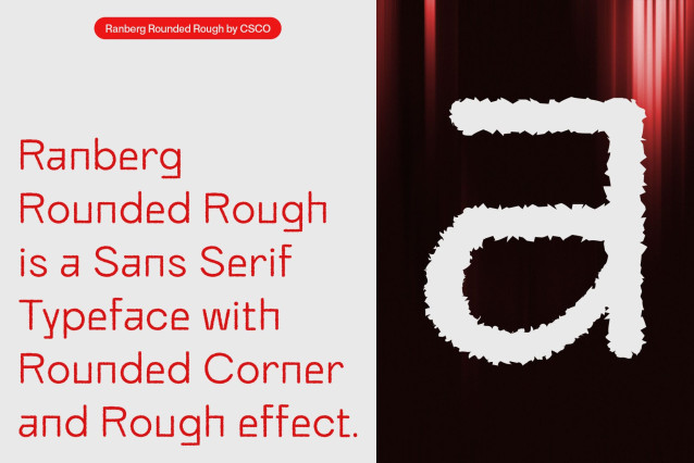 Ranberg Rounded Rough Font preview image 2