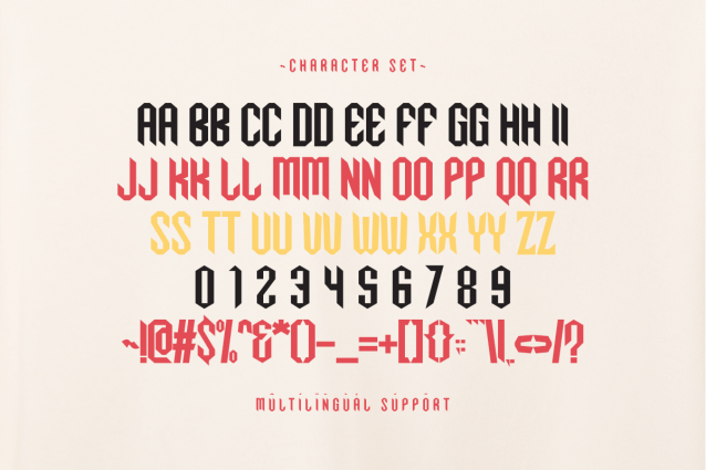 Abcd Font preview image 2