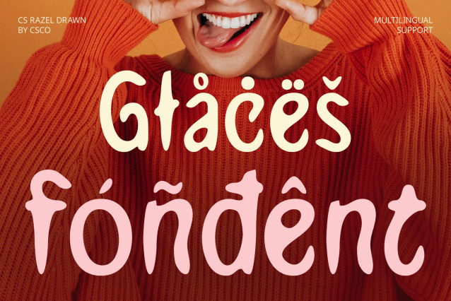 CS Razel Drawn Font preview image 4
