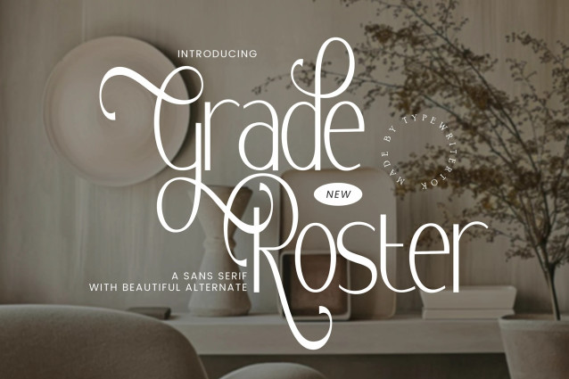 Grade Roster Font
