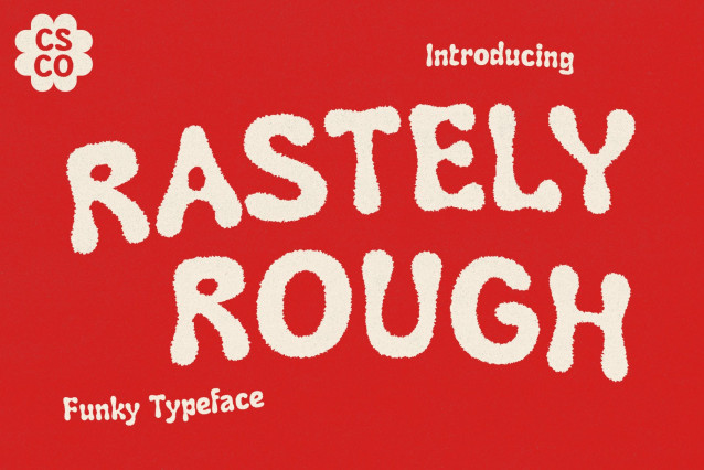 Rastely Rough Font