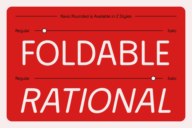 Ravio Rounded Font preview image 2