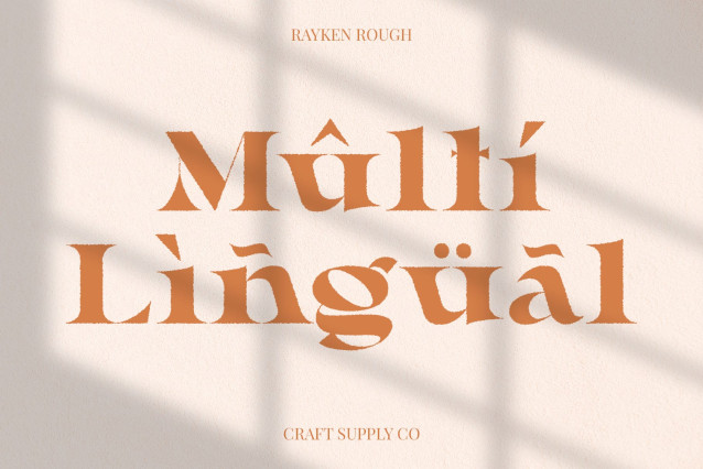 Rayken Rough Font preview image 4