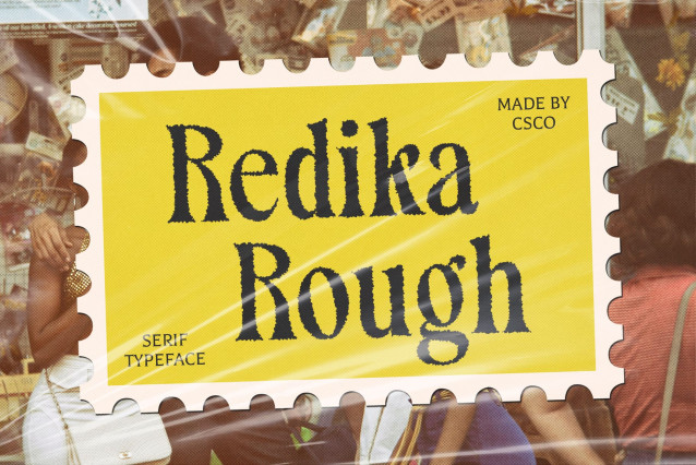 Redika Rough Font