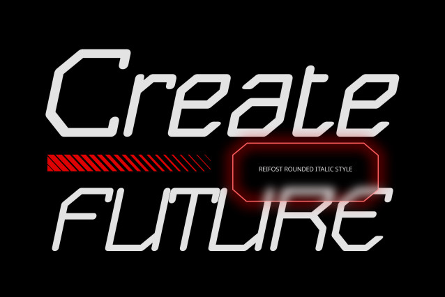Reifost Rounded Font preview image 2