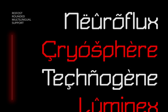 Reifost Rounded Font preview image 4