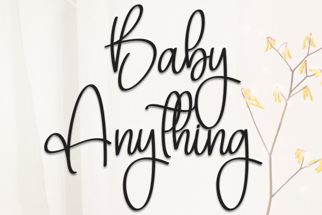 Baby Anything Script Font