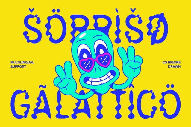 CS Rigore Drawn Font preview image 3