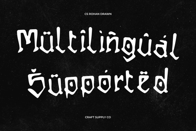 CS Rohan Drawn Font preview image 4