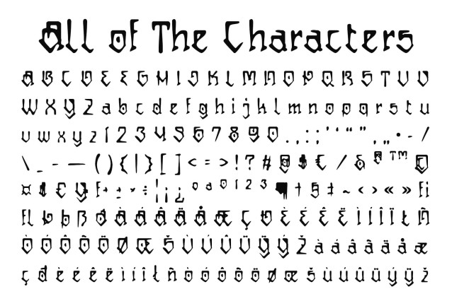 CS Rohan Drawn Font preview image 5