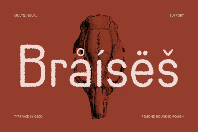 Remond Rounded Rough Font preview image 4