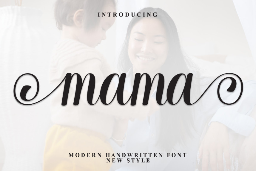 Mama Script Handwritten Font