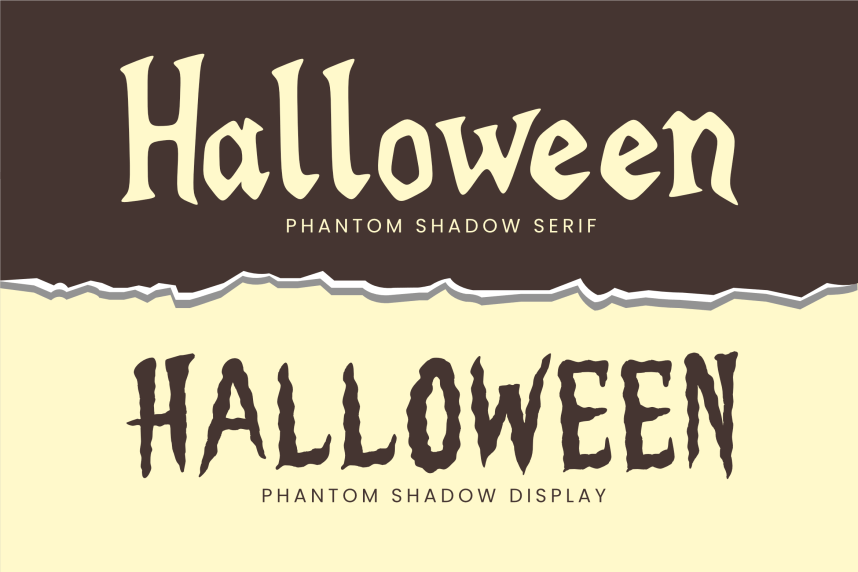 Phantom Shadow Font preview image 2