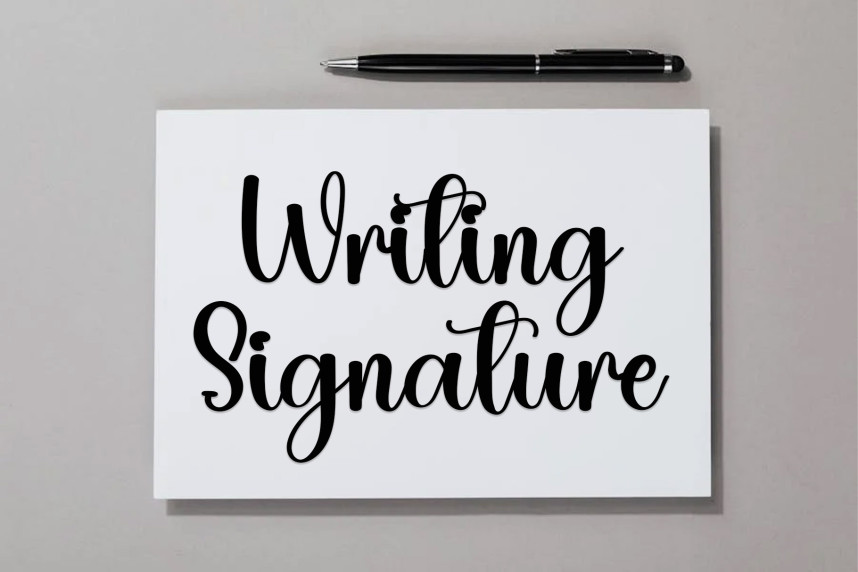 Abstract Handwritten Font preview image 2