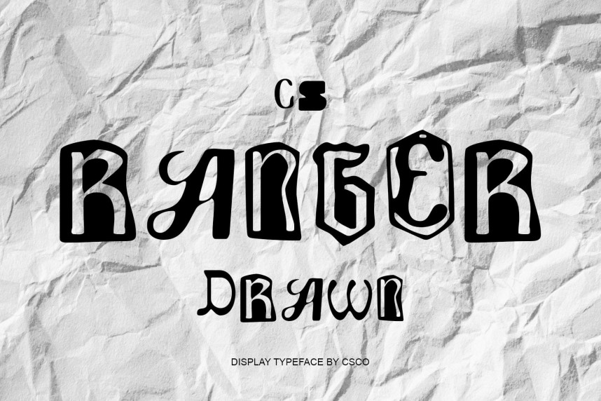 CS Ranger Drawn Font