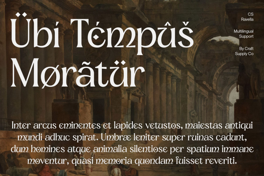 CS Ravella Font preview image 4