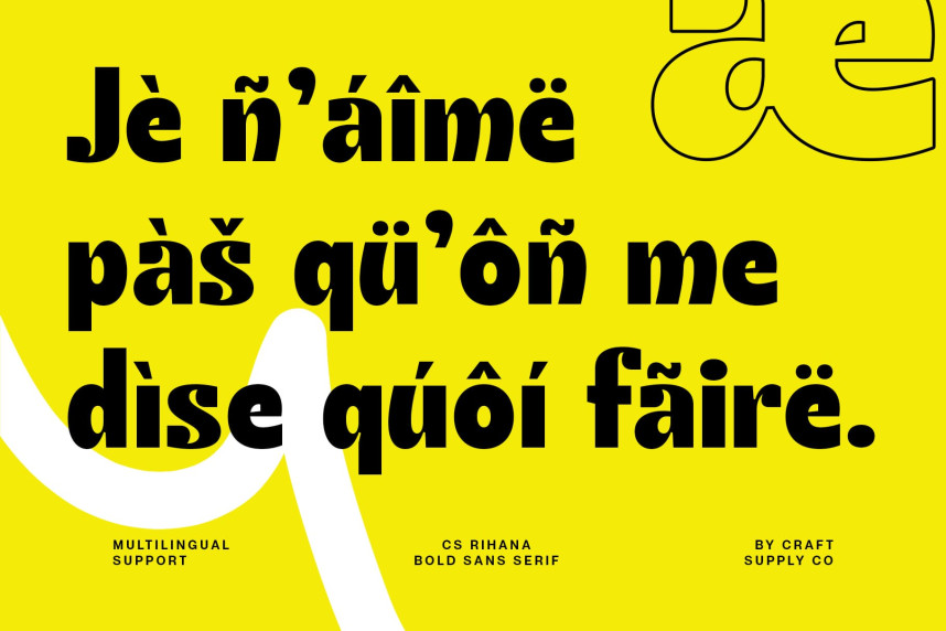 CS Rihana Font preview image 4