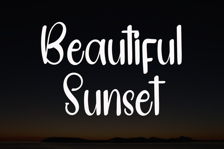 Simple Mermaid Handwritten Font preview image 3
