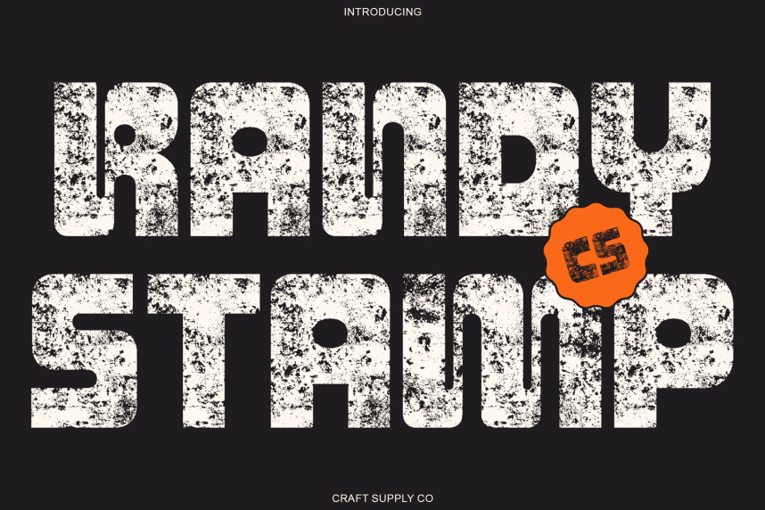 CS Randy Stamp Font