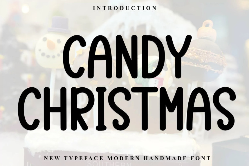 Candy Christmas Style Script Font
