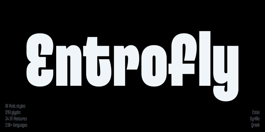 Entrofly Font