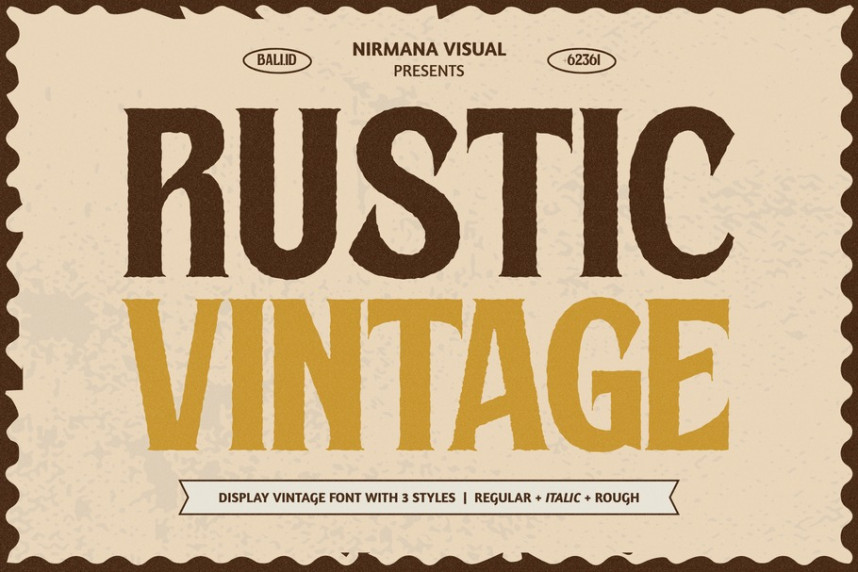 Rustic Vintage Font