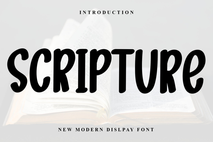 Scripture Handcrafted Font