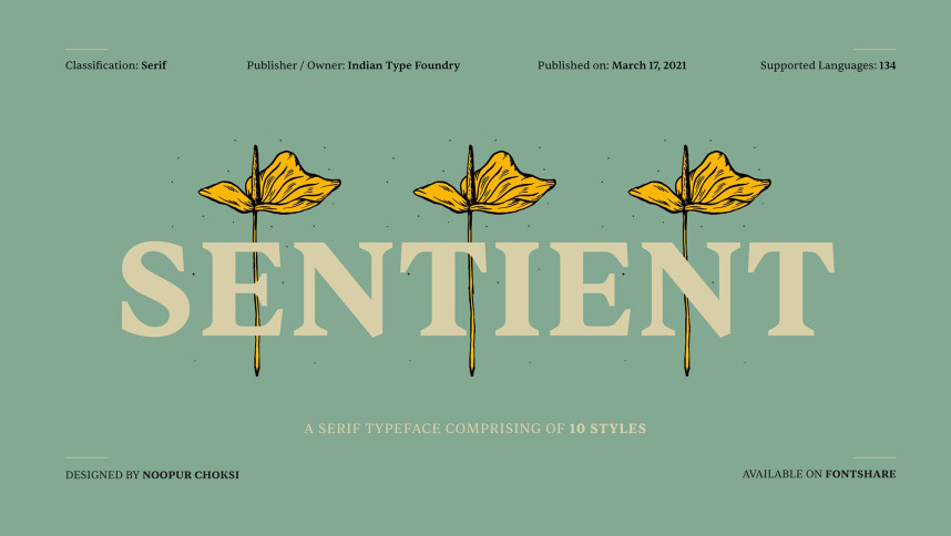 Sentient Font Family