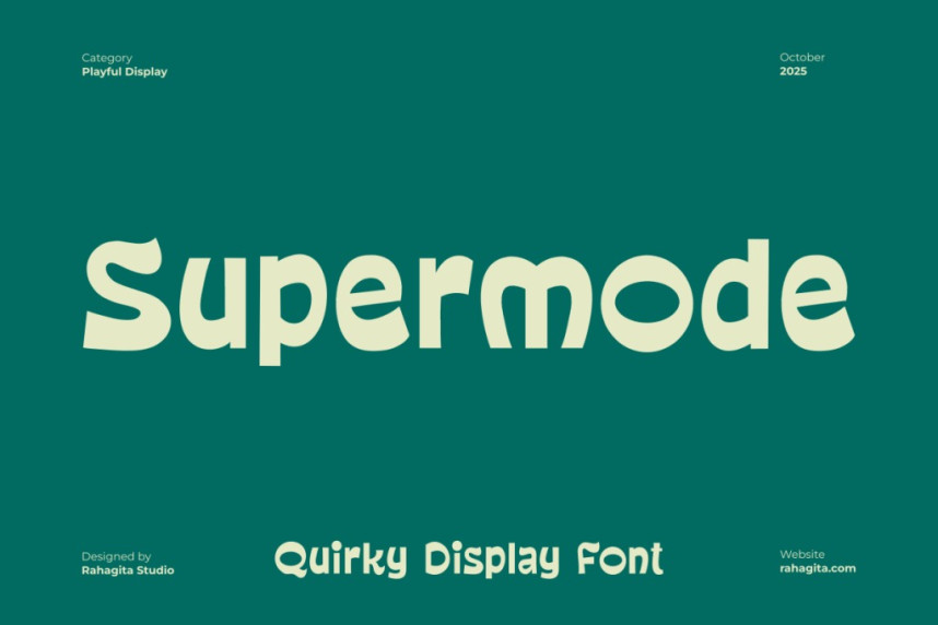 Supermode Display Font