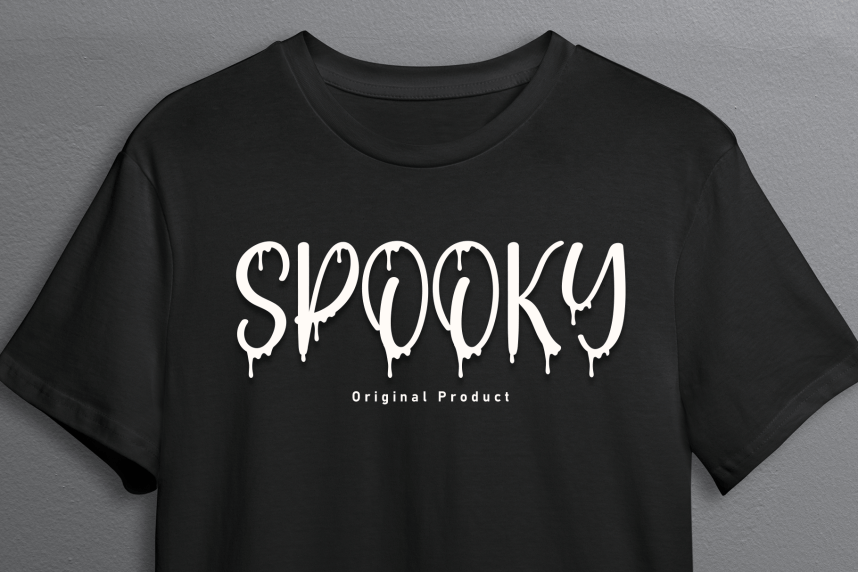 Quick Horor Halloween Font preview image 2
