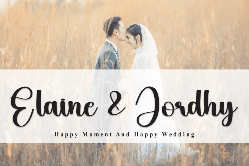 Rustic Wedding Playful Font preview image 2