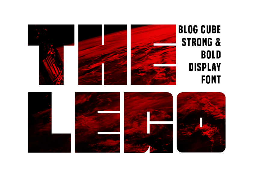 Blog Cube Font preview image 2
