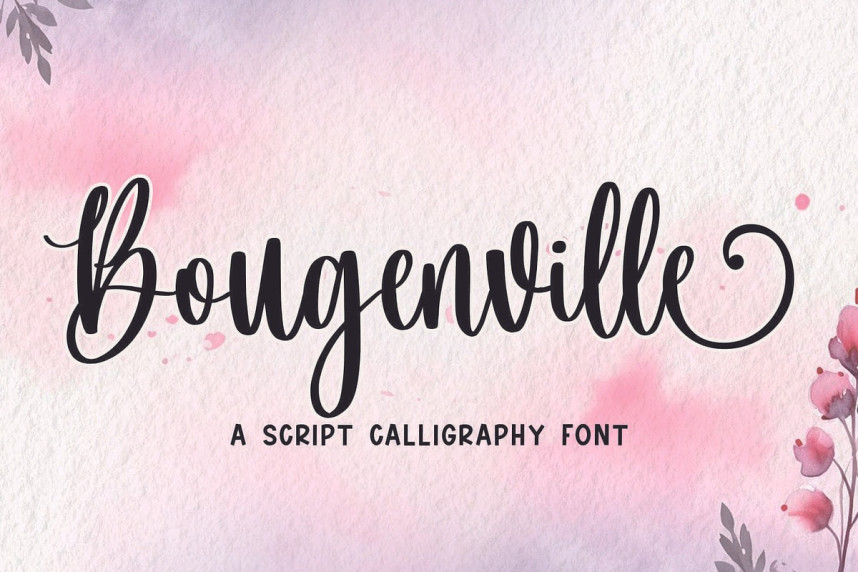 Bougenville Script Font