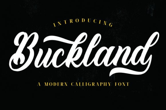 Buckland Script Font