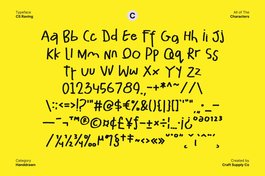 CS Raving Font preview image 5