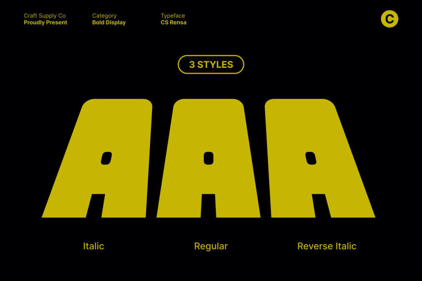CS Rensa Font preview image 2