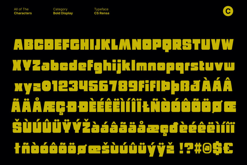 CS Rensa Font preview image 5