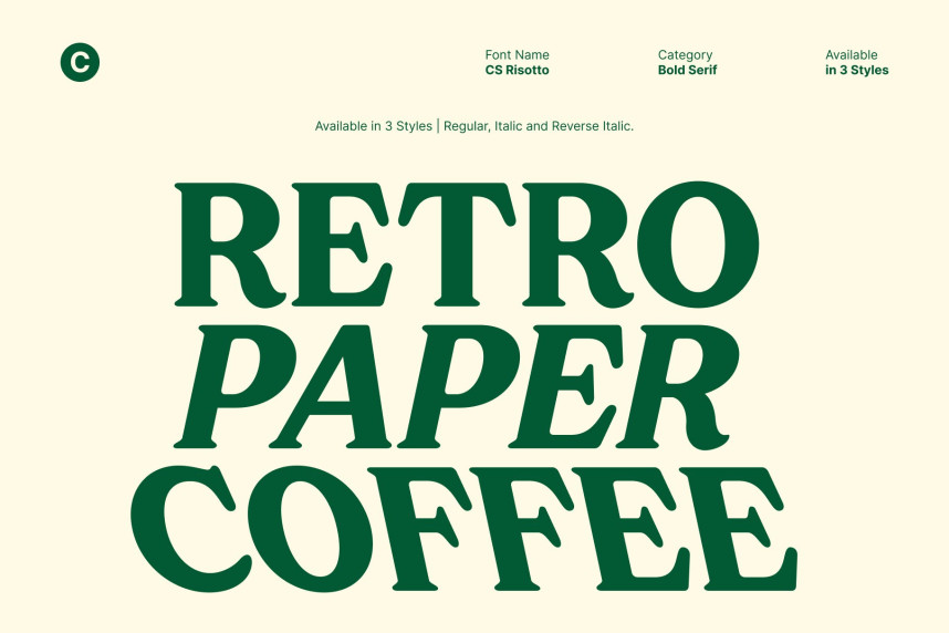 CS Risotto Font preview image 2