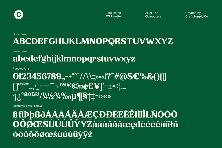 CS Risotto Font preview image 5