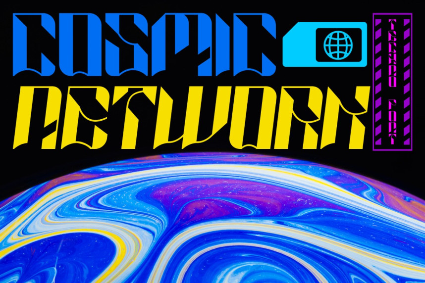 Cosmic Network Font