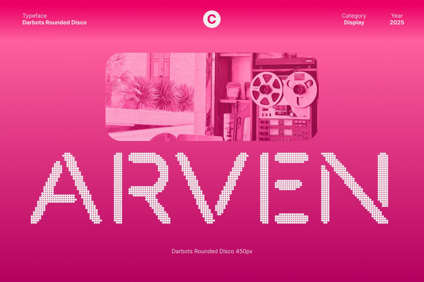 Darbots Rounded Disco Font preview image 3