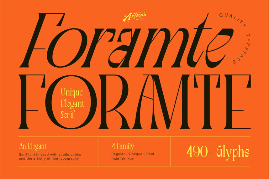 Foramte Font