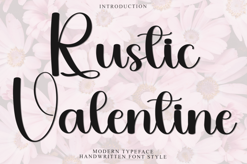 Rustic Valentine Style Script Font