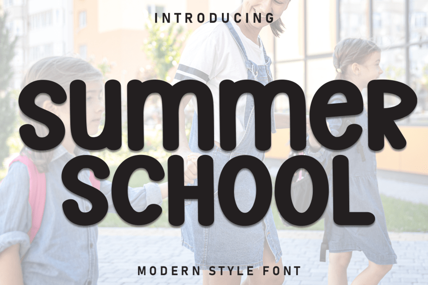 Summer School Playful Font