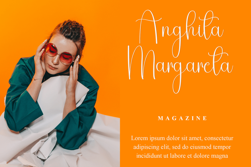 Alphabet Signature Style Script Font preview image 2