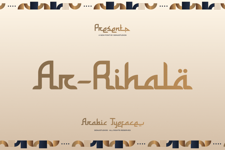 Ar Rihala | Arabic Typeface